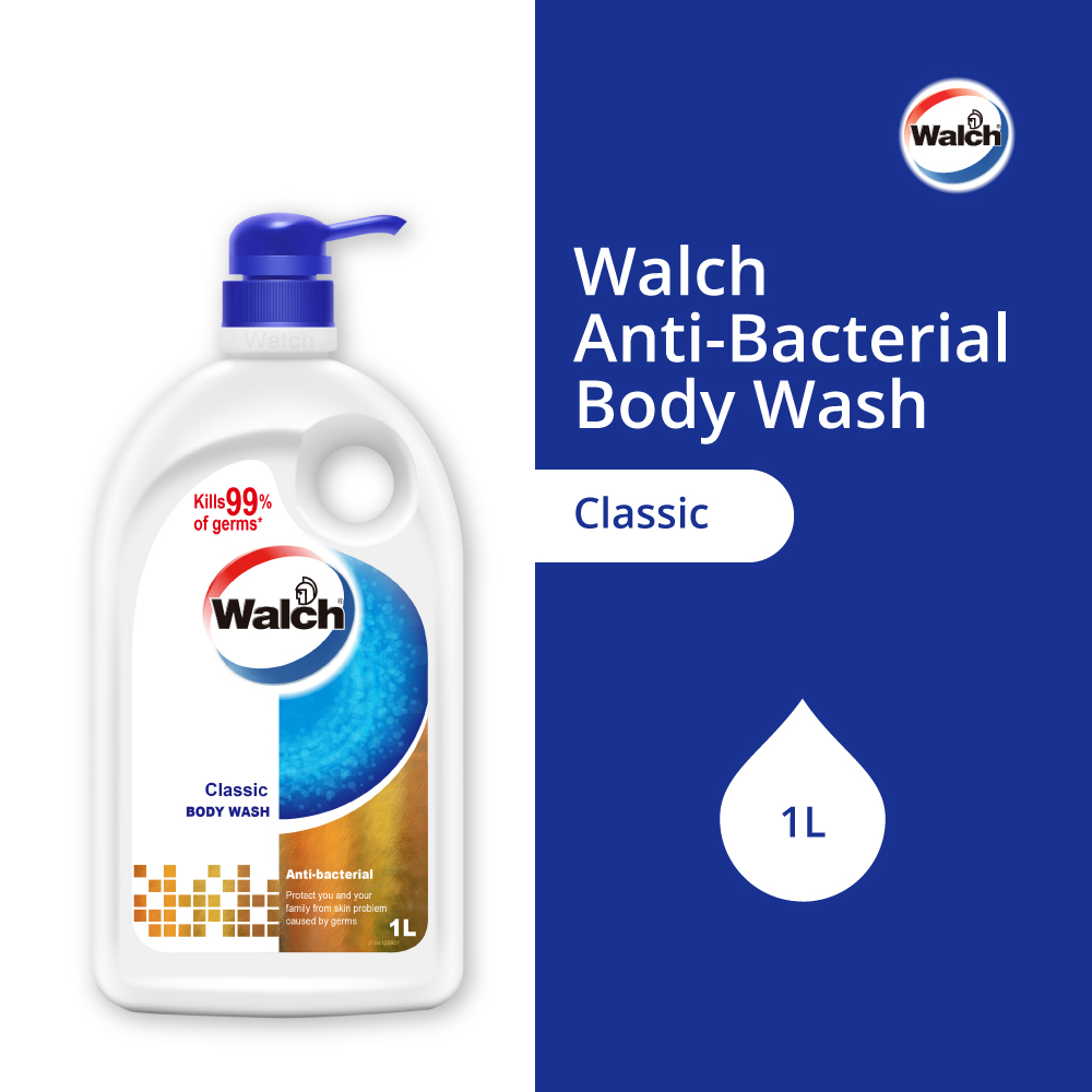 Walch® Antibacterial Body Wash 1000ml – Classic