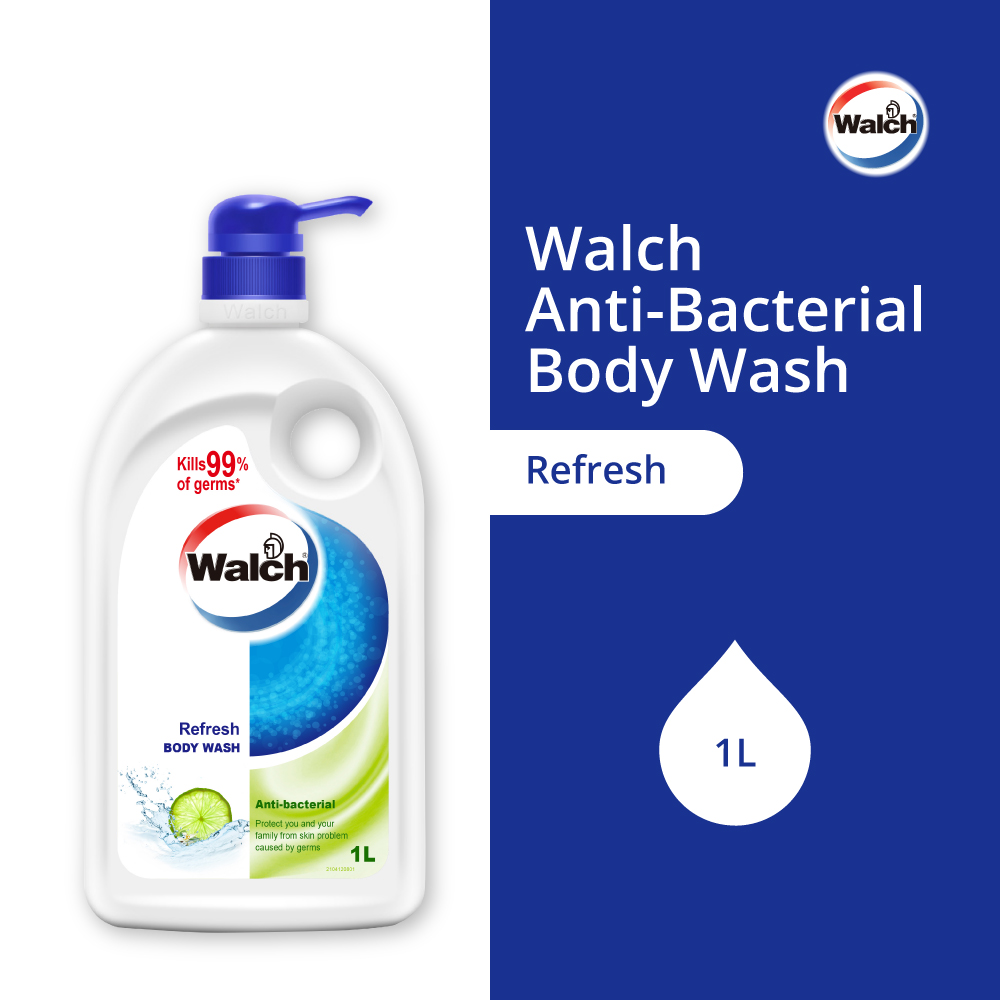 Walch® Antibacterial Body Wash 1000ml – Refresh