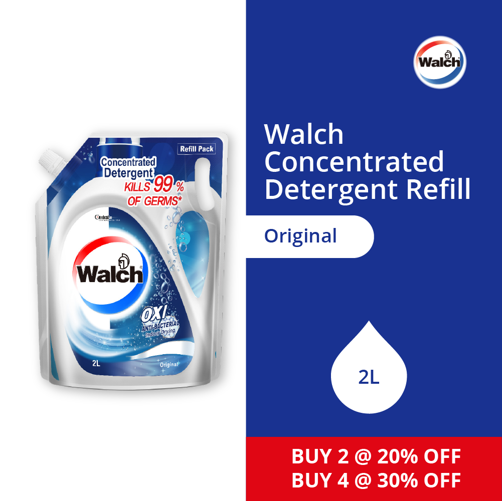 Walch® Antibacterial Concentrated Detergent Refill Pack 2000ml – Original