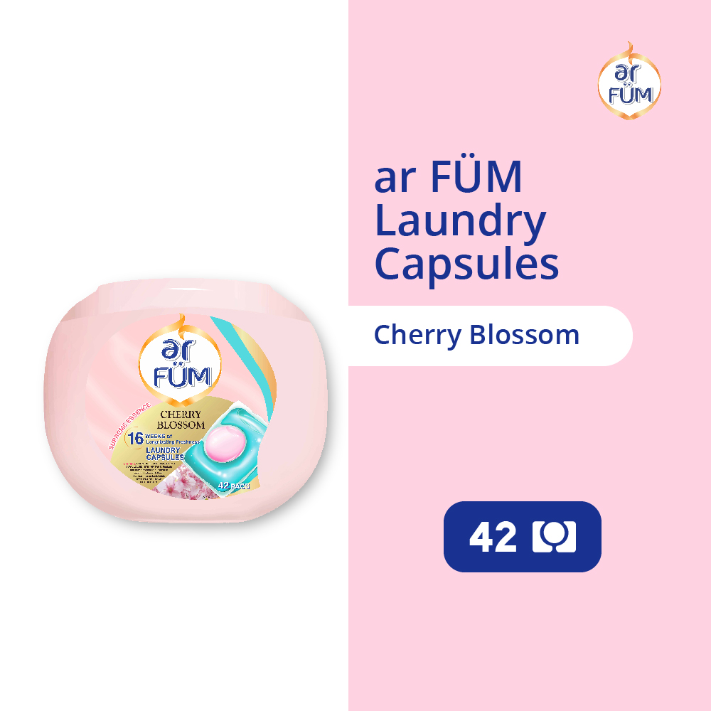 ar FÜM Laundry Capsules 42pcs – Cherry Blossoms
