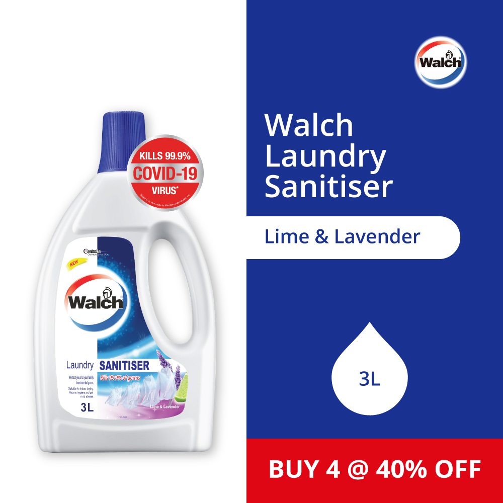 Walch® Laundry Sanitiser 3L – Lime & Lavender
