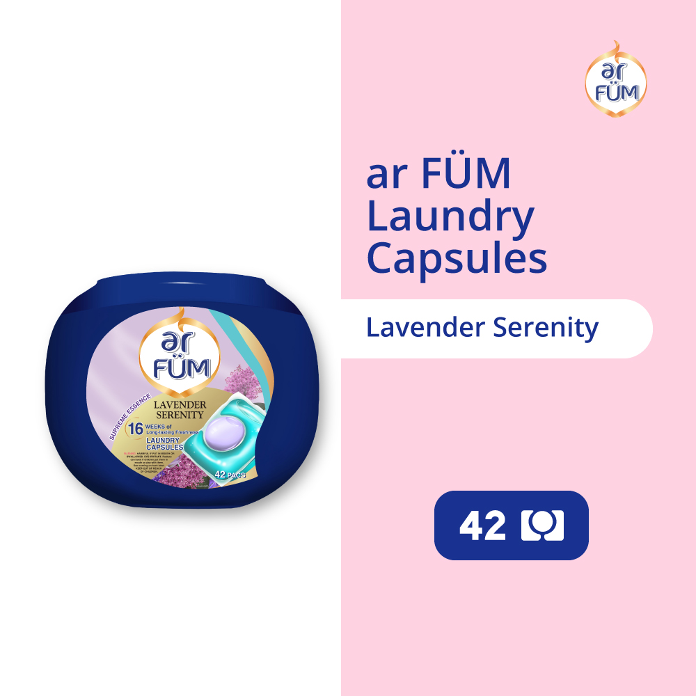 ar FÜM Laundry Capsules 42 Pods – Lavender Senerity