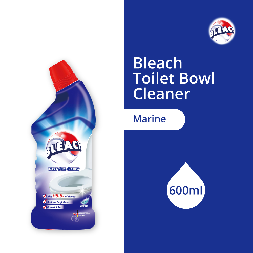 Bleach Toilet Bowl Cleaner 600ml – Marine