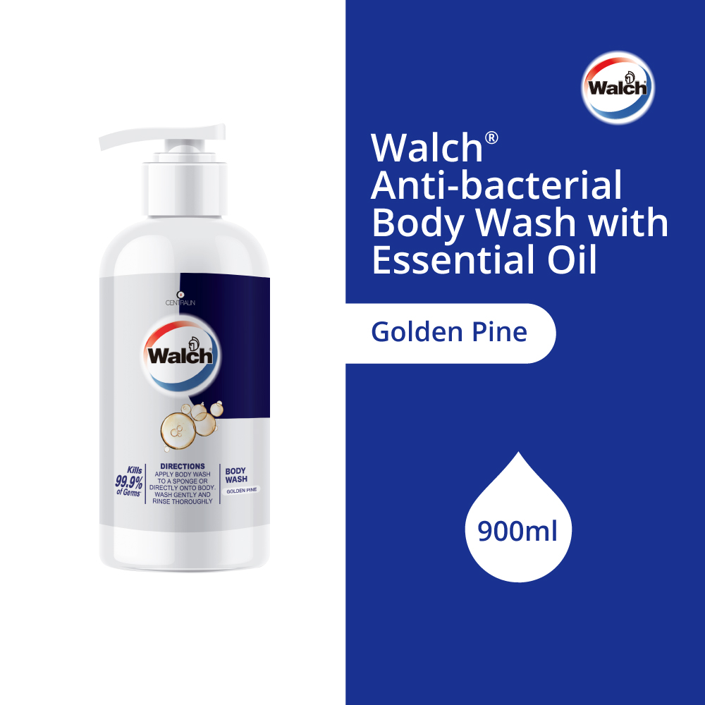 Walch® Anti-bacterial w/ Essential Oil Body Wash 900ml – Golden Pine